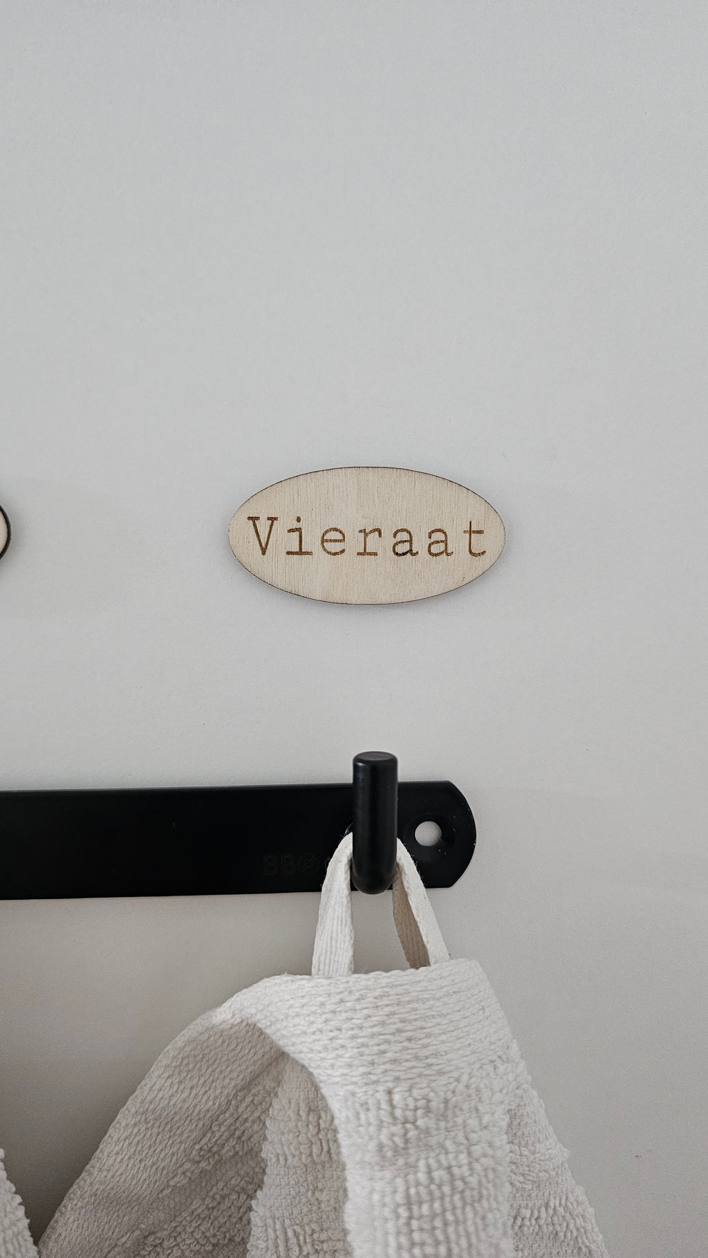 Pyyhemerkki soikea omalla nimellä/tekstillä