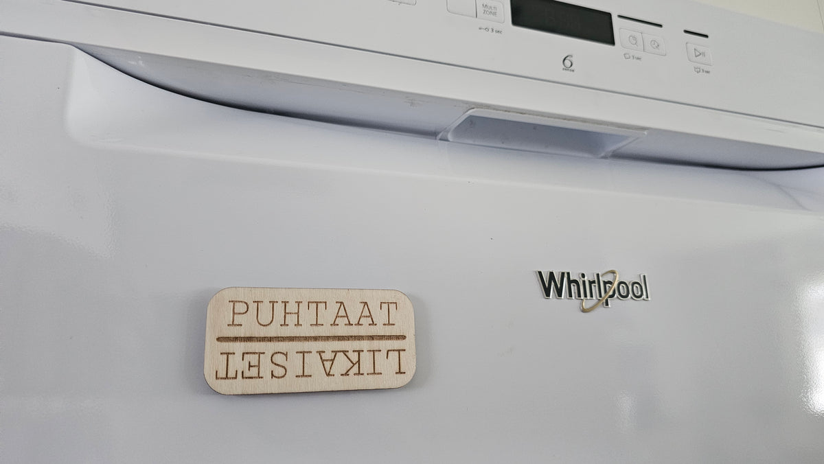 Puhtaat - Likaiset magneetti astianpesukoneeseen